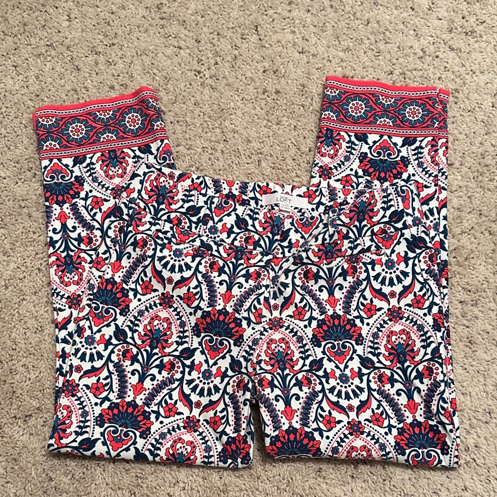 Loft -Marissa cut ankle length trouser pants